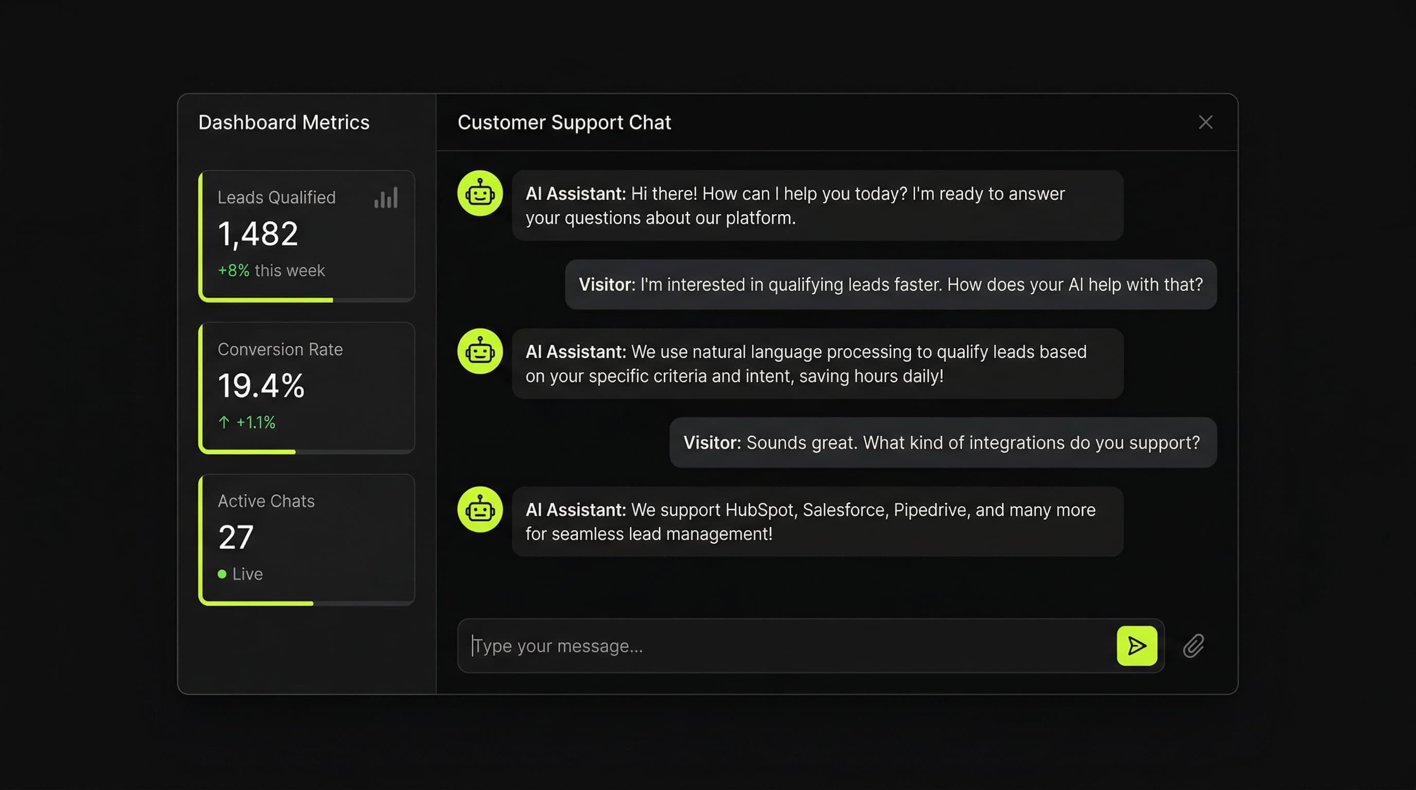AI-Chatbot & Leadkwalificatie